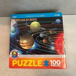 Puzzle By Eurographics The Solar System 100 Piece. Ages 5+ Brand New Sealed